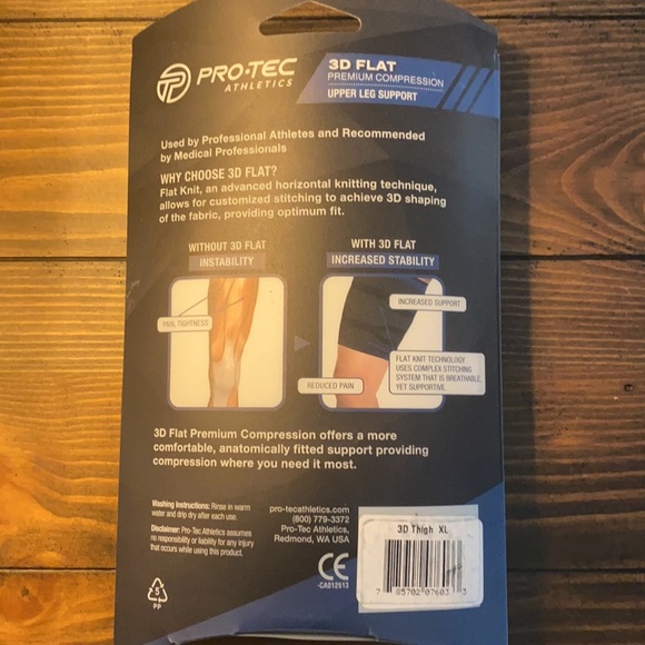 Pro-Tech 3D Flat Upper Leg Compression - Picture 3 of 3